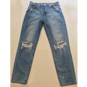 American Eagle ripped mom jeans